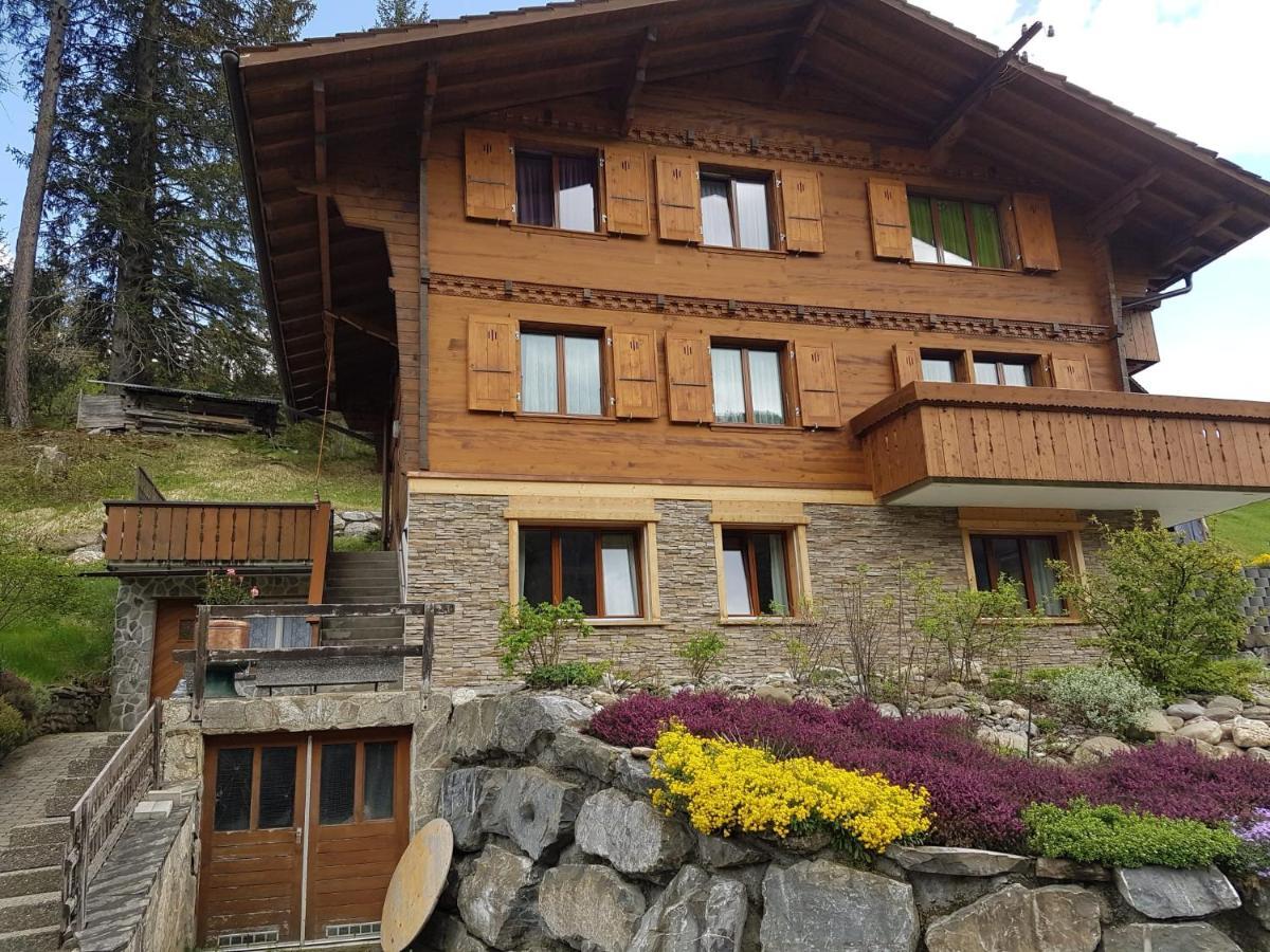 Chalet Grueneggli Adelboden Exterior foto